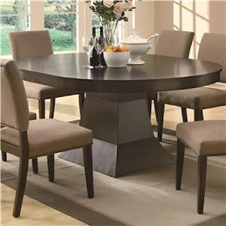 Dining Oval Table w/ Extension